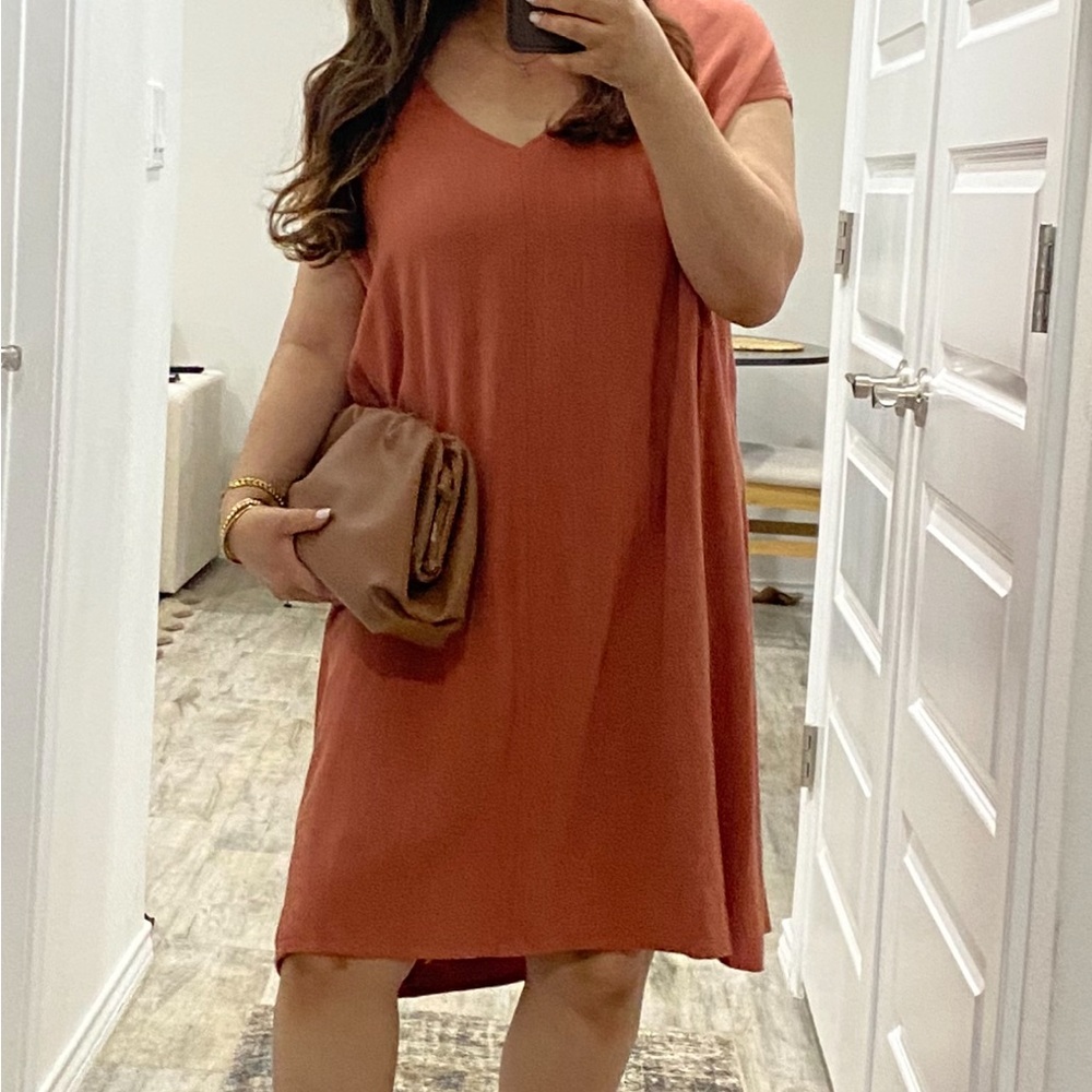 Carly Jean Los Angeles Terracotta Tank Top
